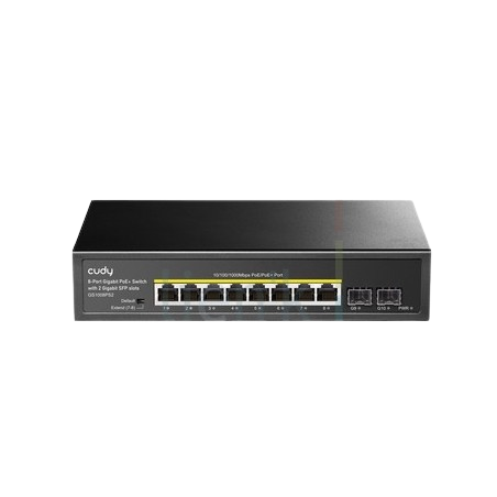 Switchs Gigabit de bureau 8 ports GE PoE+ + 2 SFP