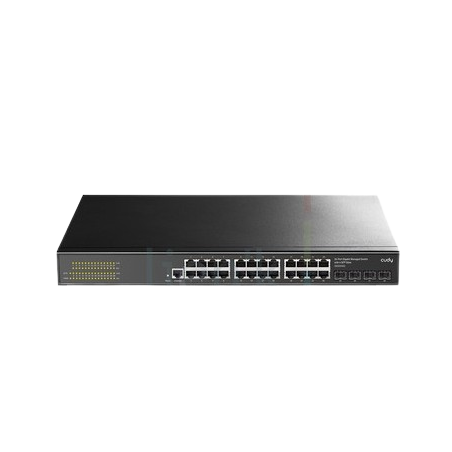 Switchs Gigabit 19" 24 ports GE + 4 SFP