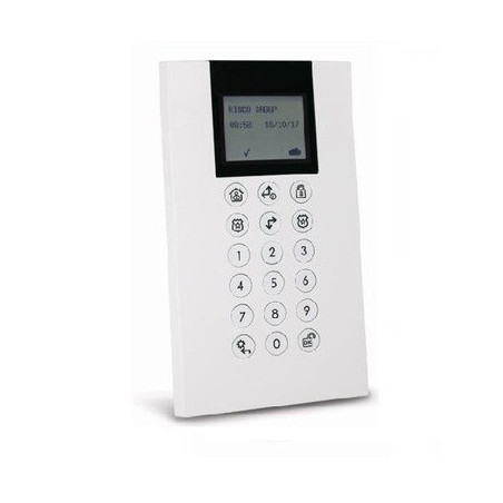 Lightsys+/ air clavier lcd sans fil panda + prox. sans tag blanc