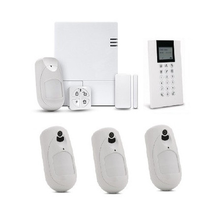 Lightsysair ip 4g + 1 clavier 2 tag + 3 pircam + 1 tel 1 do + 1 pir
