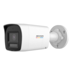 Mini-caméra fixe Bullet 2MP avec audio bidirectionnel smart hybrid light focale 2.8mm