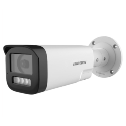 Mini caméra bullet fixe 2MP avec audio bidirectionnel et sirène smart hybrid light focale 2.8mm