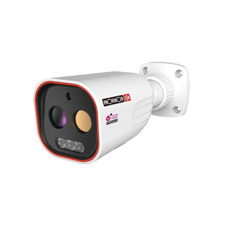 CAMERA IP BULLET BLANCHE BI-SPECTRUM 7MM 5MPX+THERM. POE