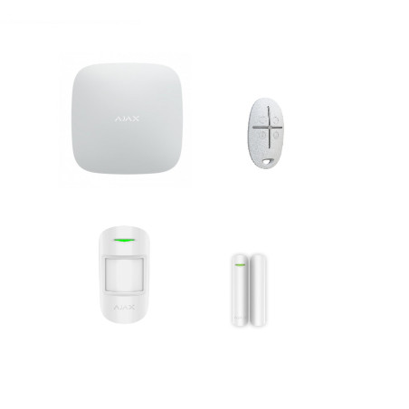 AJAX PACK - STARTER KIT BLANC HUB2+ 4G/ETHERNET