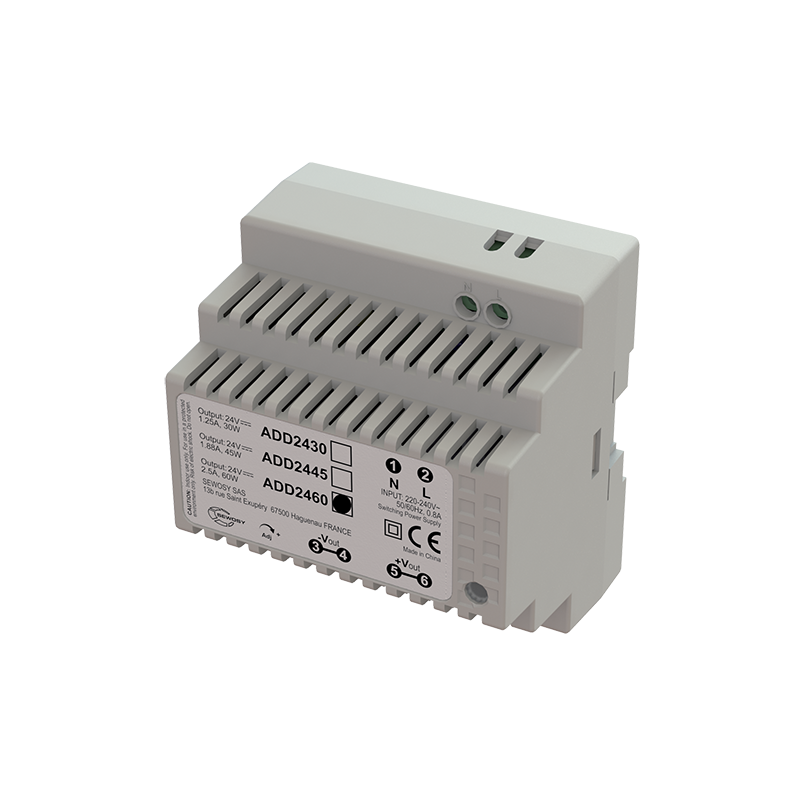 Alimentation Pour Interphone Modern-Electronics 40778 DT 2000 – Blanche, Pour Poste Extérieur