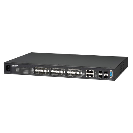 SWITCH NIV. 2/3 20 PORTS BASE-F(X) + 4 PORTS COMBO GIGABITS