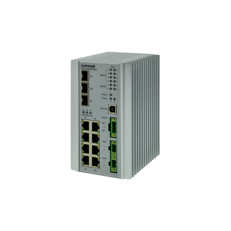 SWITCH MAN. 8 POE+ + 3 PORTS SFP + 2 SFP 2.5GBS MONTAGE DIN