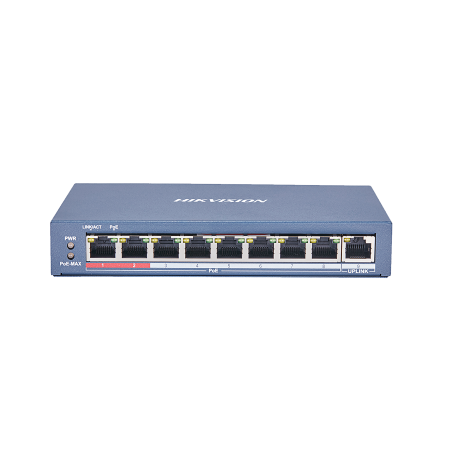 SWITCH L2 NON GÉRÉ 8 POE ET 1 RJ45 100M, BUDGET 115W
