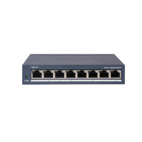 SWITCH 8 PORTS GIGA SANS POE- TOPOLOGIE-ALARME PUSH