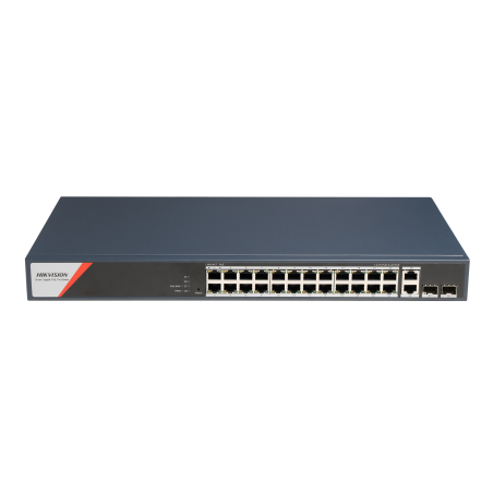 SWITCH MANAGEABLE 24 PORTS POE GBS , 2 RJ45 GBS , 2SFP