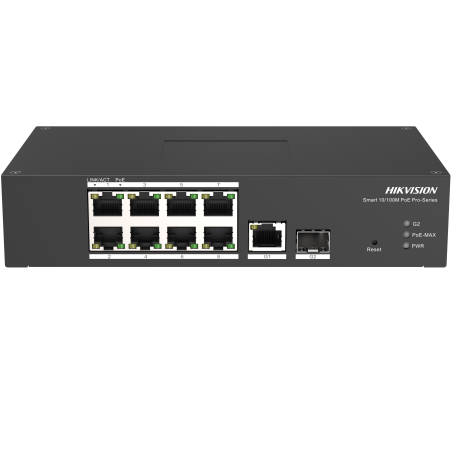 SWITCH POE 8 PORTS - L2 -100MBITS - 1 GIGA - 1 SFP - 110W
